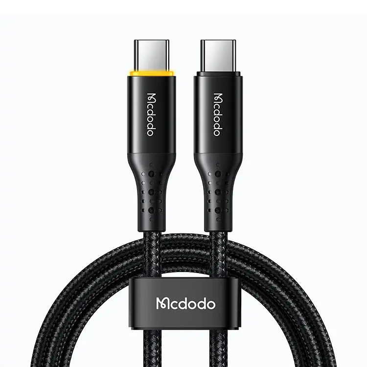 Кабель McDodo Nest Series Auto Power Off 100W Type-C to Type-C Data Cable1.2m CA-3460 Black