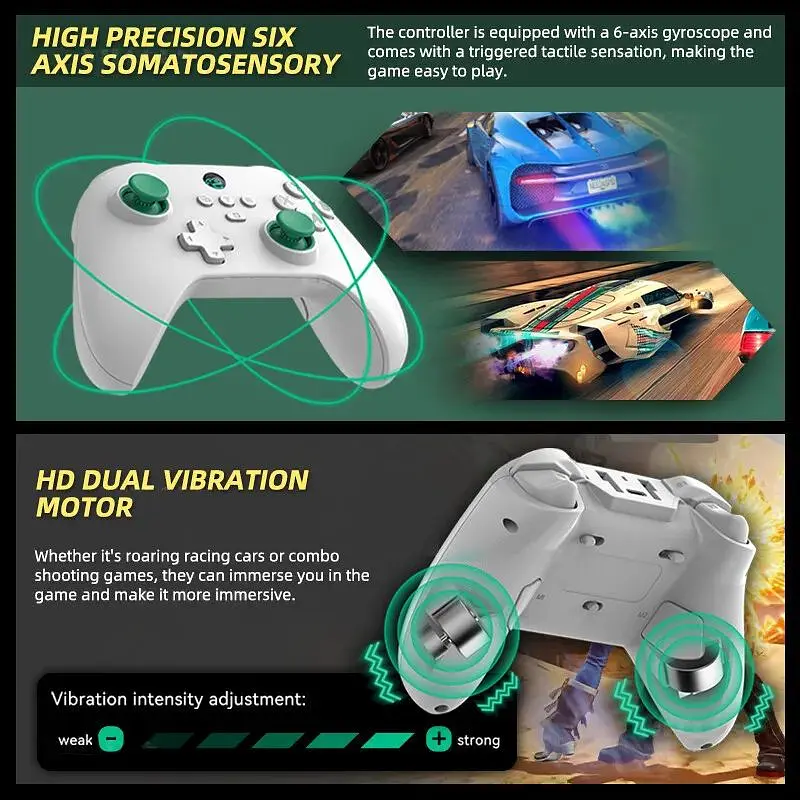 Бездротовий геймпад Z03 FPS для Android/iOS/Switch/ПК, 800 Гц, 3 режими - фото 3