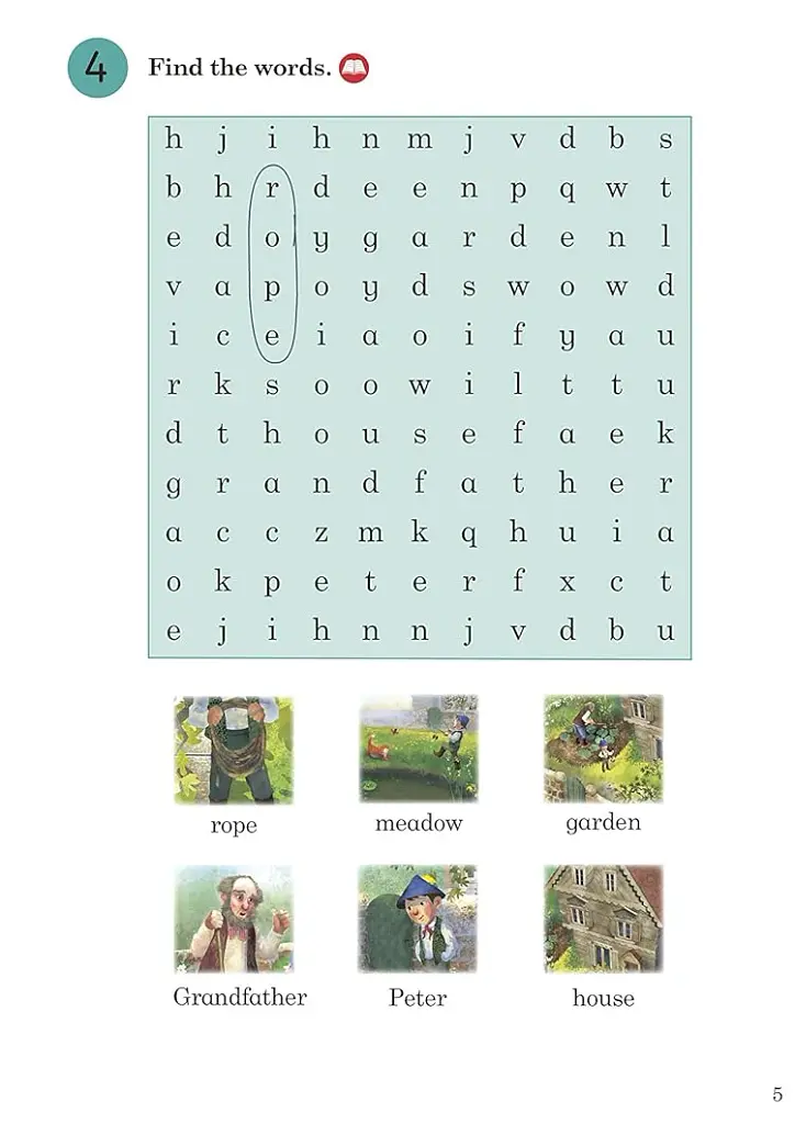 Ladybird Readers 4 Peter and the Wolf Activity Book - - фото 5