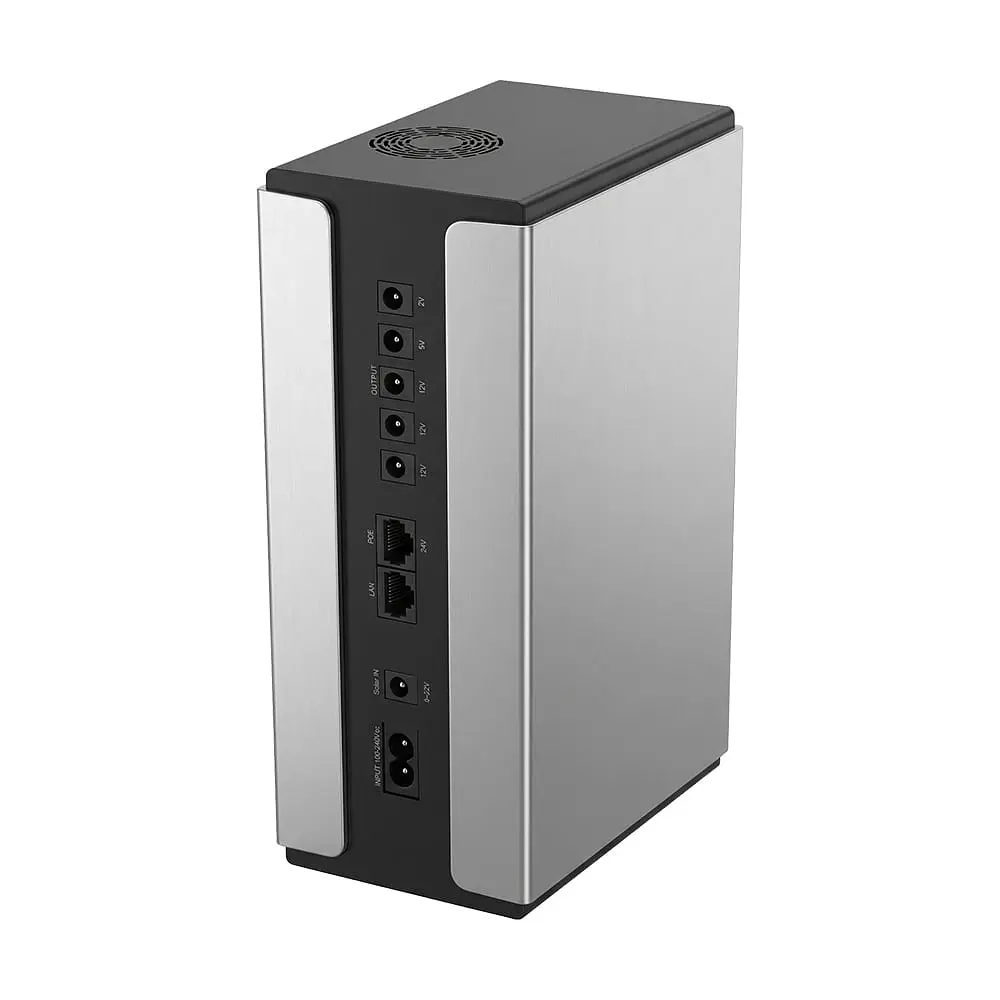 Джерело безперебійного живлення Mini UPS SKE SIRIUS 45W 30000mAh 5V/9V/12V/24V/PoE, LiFePO4 2*15Ah, для роутера та оптичного терміналу (42-00250) - фото 5