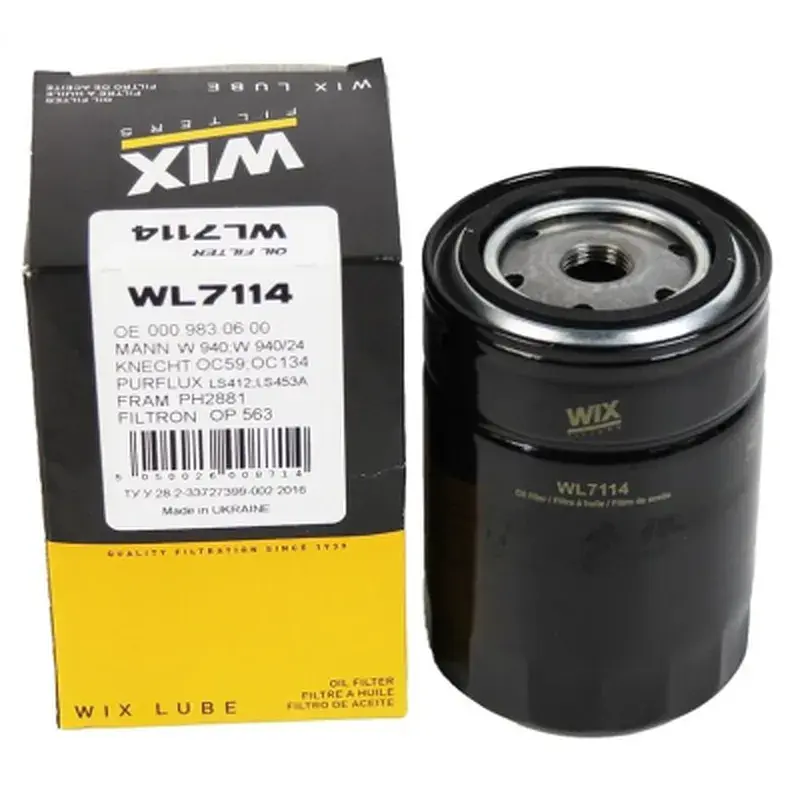 Фільтр масляний Wixfiltron WL7114 - фото 2