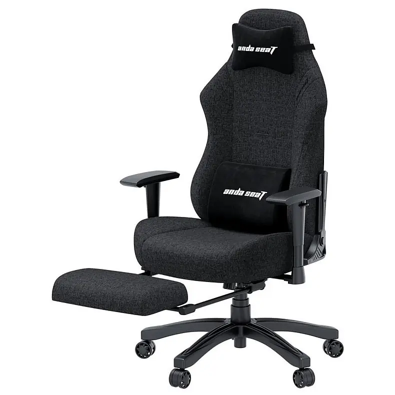 Кресло игровое Anda Seat Luna Size L Dark Gray Fabric (AD18T-44-GB-F) - фото 3