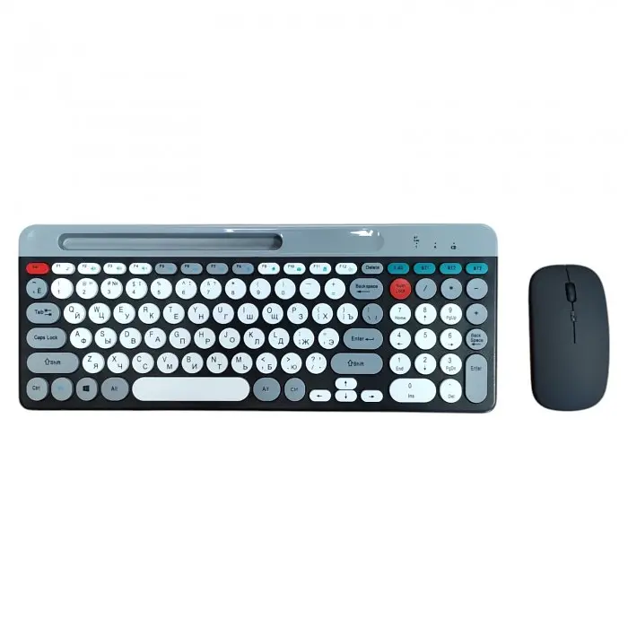 Ультратонка клавіатура з мишкою BT ZYG-806 бездротова Bluetooth - фото 2