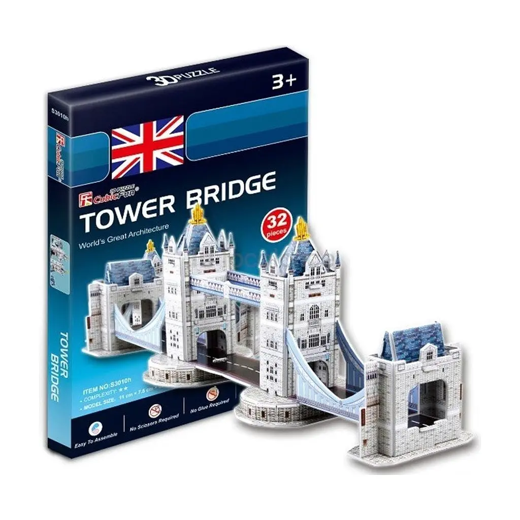 Пазл Cubic Fun 3D Тауерський міст серія міні (S3010h) - фото 4
