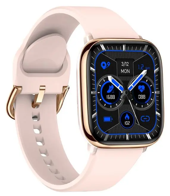 Смарт-годинник Gelius GP-SW014 (Amazwatch GTi) Gold Rose - фото 7