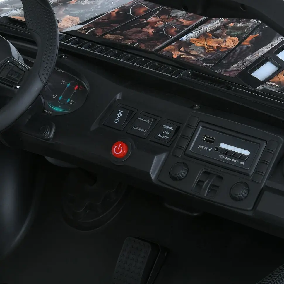 Дитячий електромобіль Джип M 6206EBLRS-18(24V) до 60 кг - фото 6