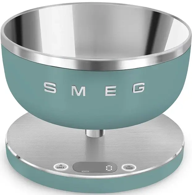 Ваги кухонні електронні SMEG KSC01EGMWW Szmaragdowy Mat