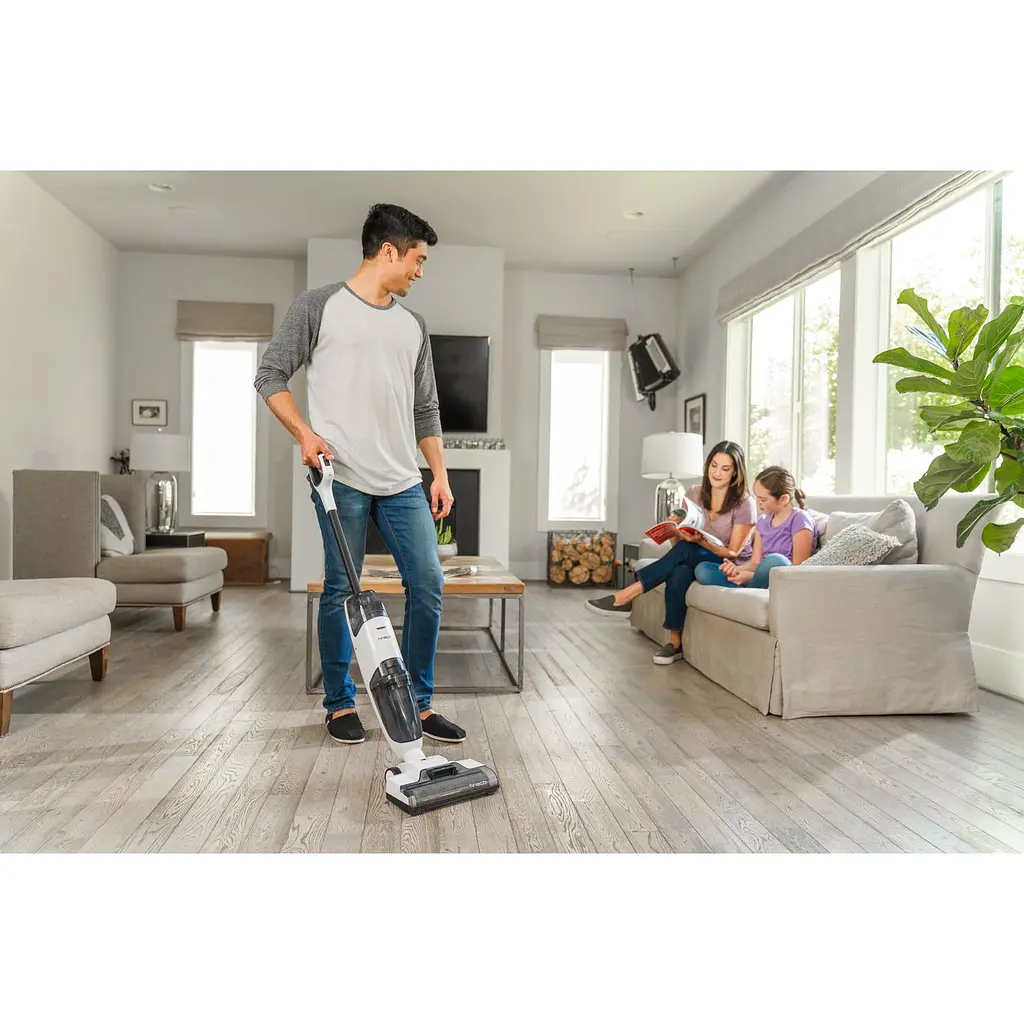 Ручний миючий акумуляторний пилосос Tineco iFloor 2 Plus біло-сірий (FW011400DE) - фото 4