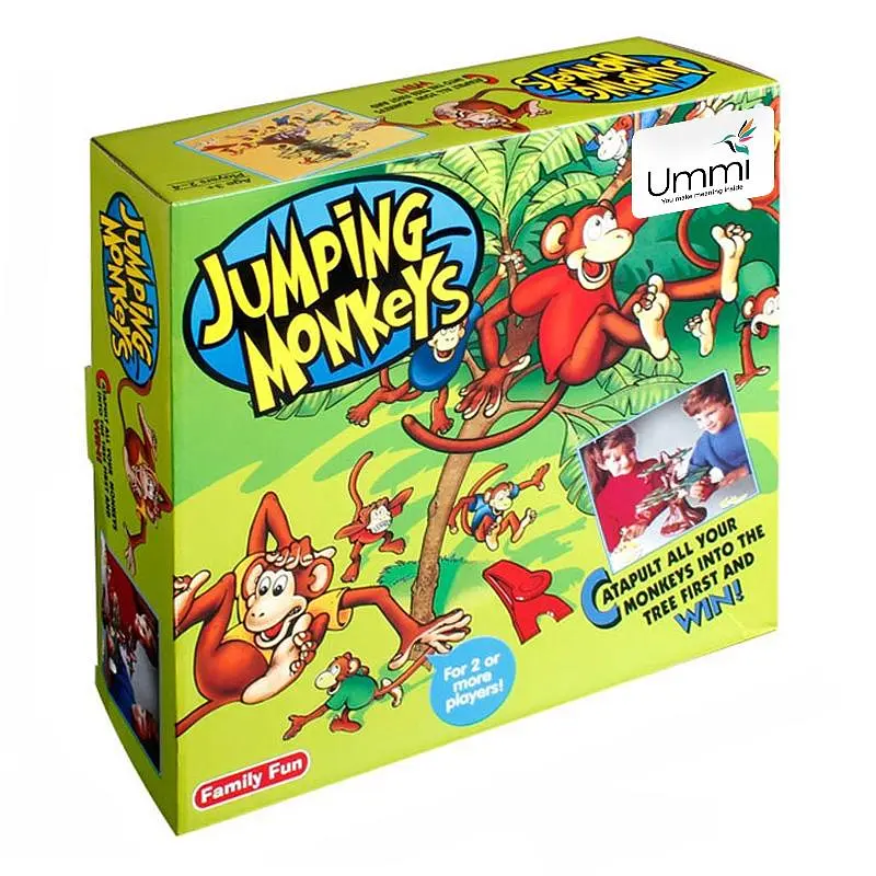 Настільна інтерактивна гра Ummi 707-31 Jumping Monkeys Game Brown / Green - фото 2