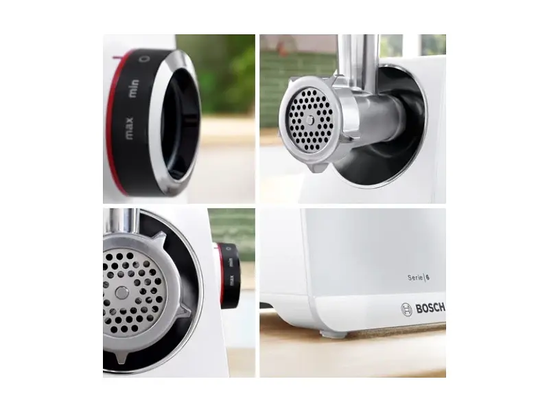 Електром'ясорубка Bosch MultiPower Series 6 MFWS607W - фото 6