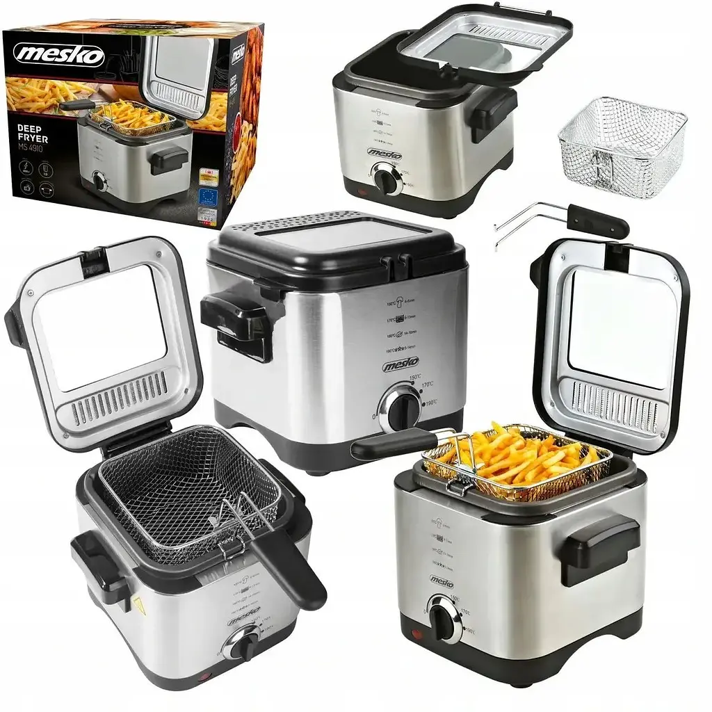 Фритюрница масляная Mesko MS 4910 900 Вт чаша 1.5 л - фото 6