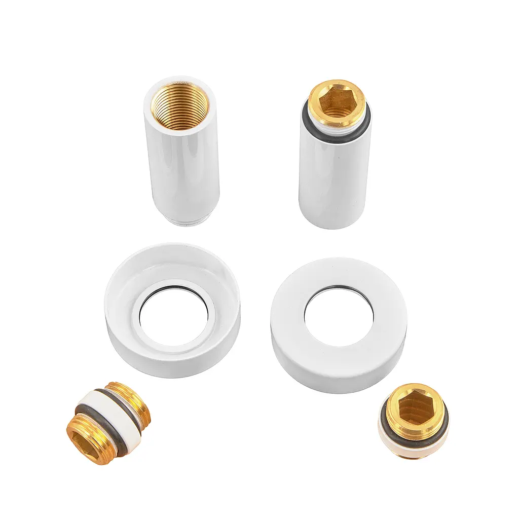 Комплект подовжувачів Koer Kf.SET.06MF 1/2Fx1/2M білий, white KR5850 - фото 4