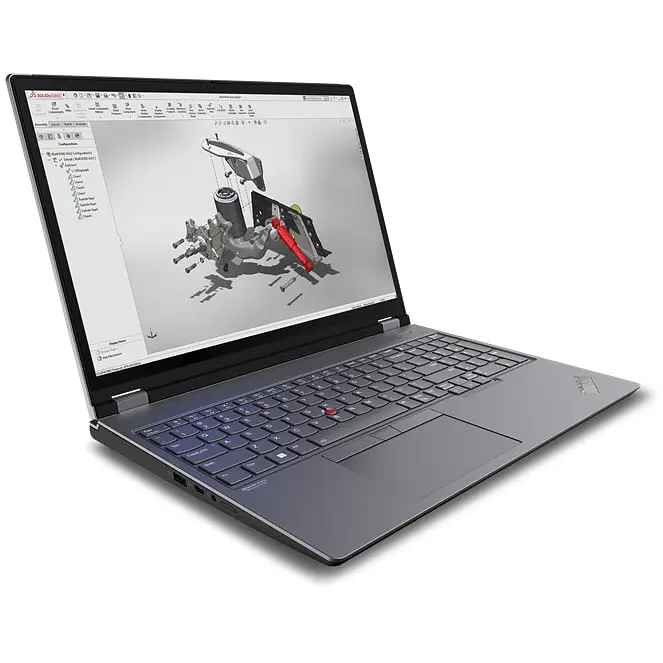 Ноутбук Lenovo ThinkPad P16 Gen 2 с процессором Intel Core i9-13980HX 4.0GHz, 16" WQUXGA, IPS, 64GB DDR5 RAM, 2TB SSD, NVIDIA RTX 4000 12GB GDDR6, Windows 11 - фото 4