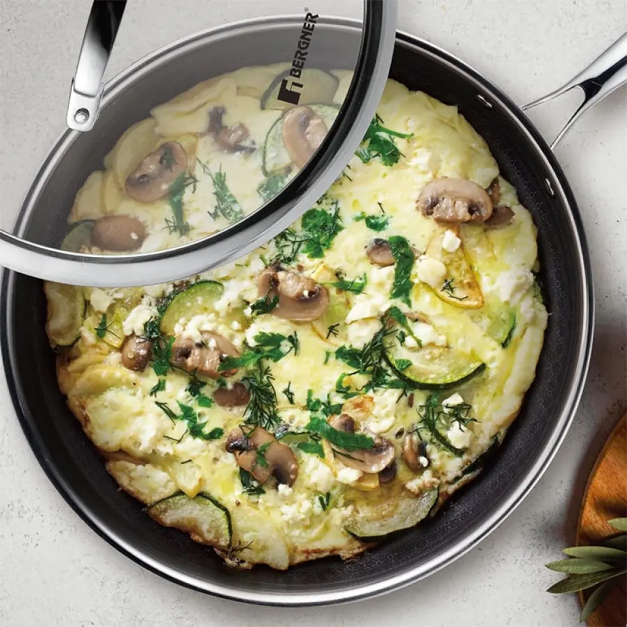 Сотейник Bergner Steelblue з кришкою 28 см (BG-33224-BL) - фото 4