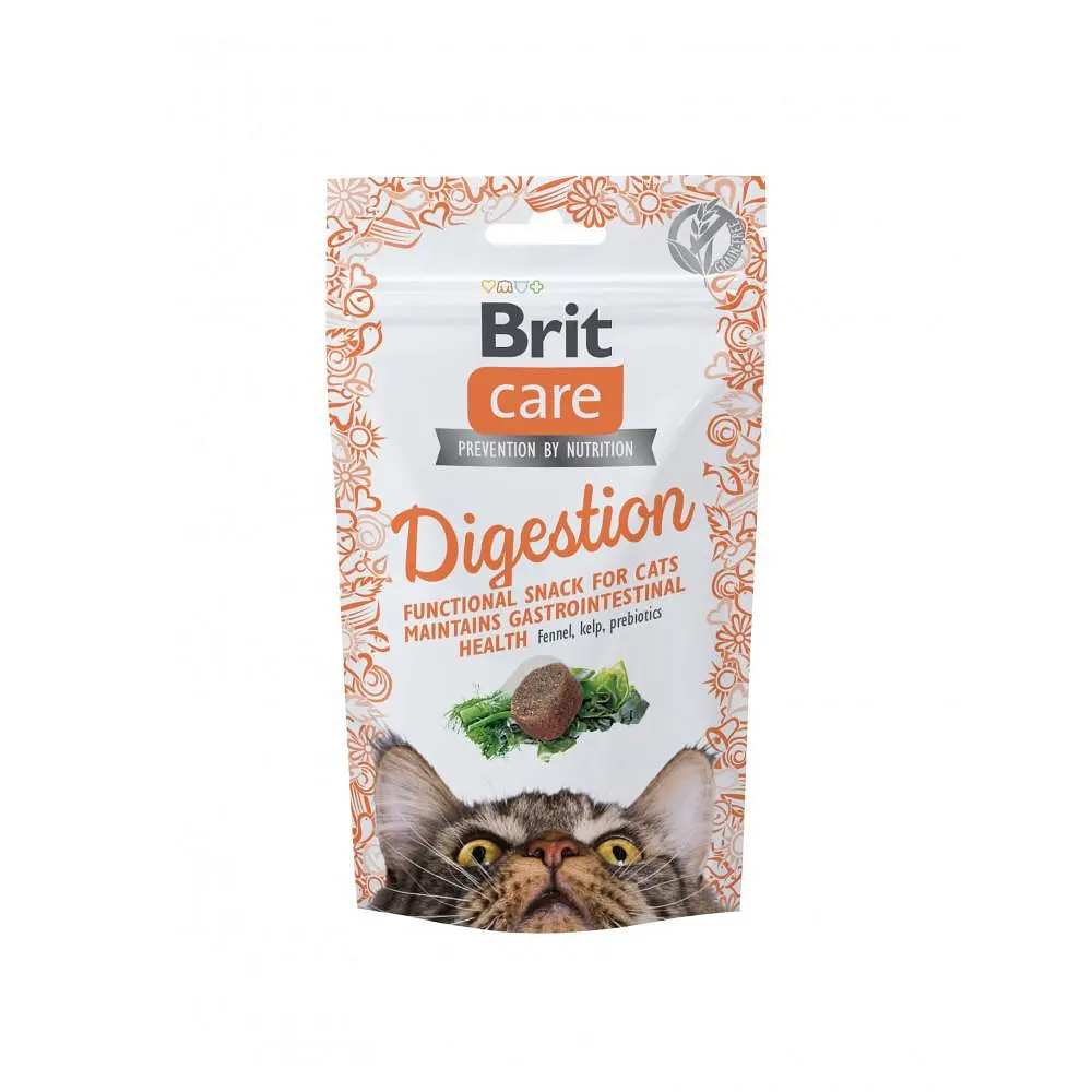 Функціональні ласощі для котів Brit Care Cat Snack Digestion з тунцем 50 г (111902) - фото 2