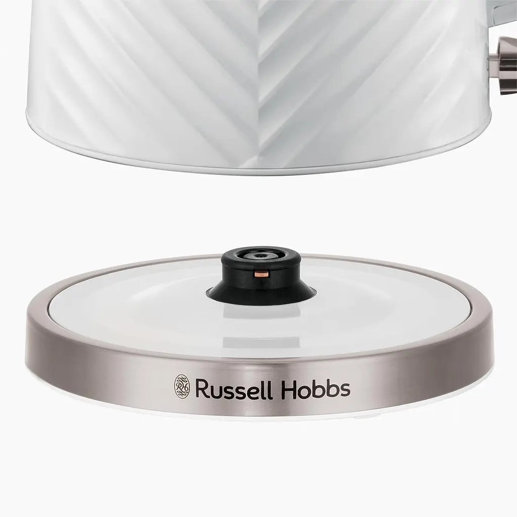 Russell Hobbs Електрочайник 26381-70 Groove, білий - фото 7