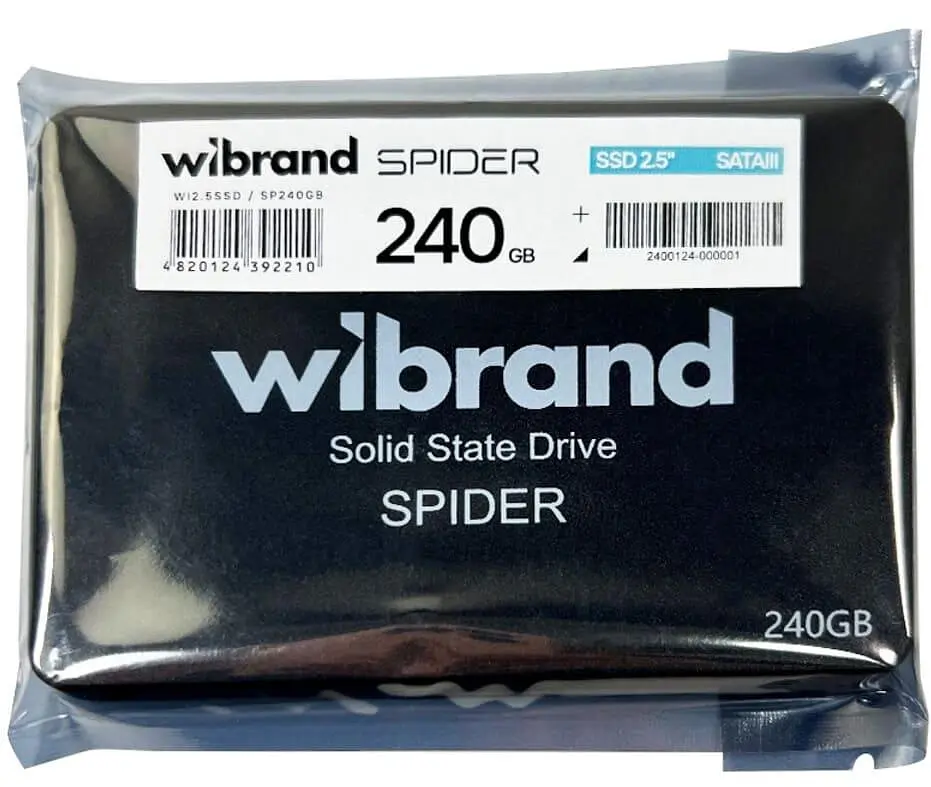 Накопитель SSD Wibrand Sata 2.5 240GB Spider Bulk 256 250 (WI2.5SSD/SP240GB) - фото 3