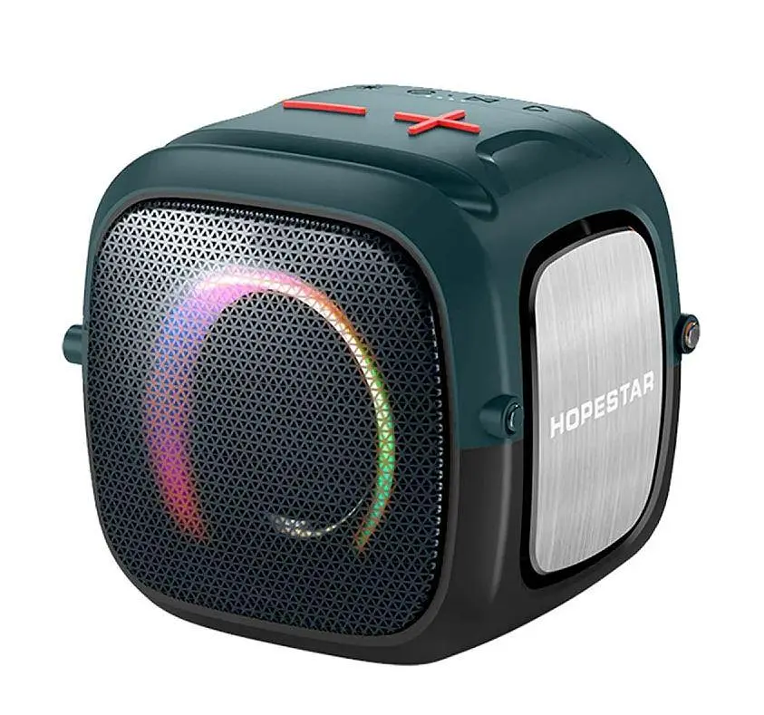 Портативная акустика Hopestar Partyone Mini беспроводная черно-синяя - фото 2