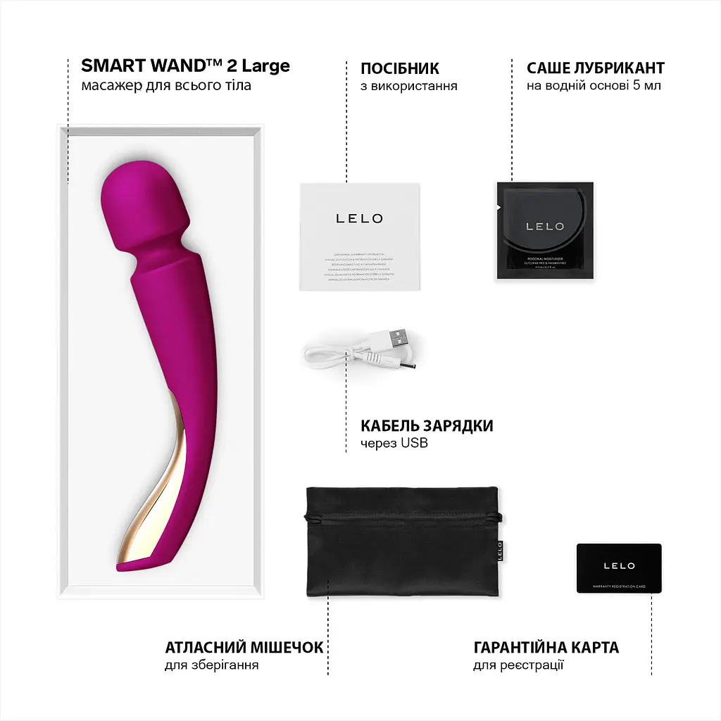 Вібратор Lelo Smart Wand 2 Large -мікрофон - фото 6