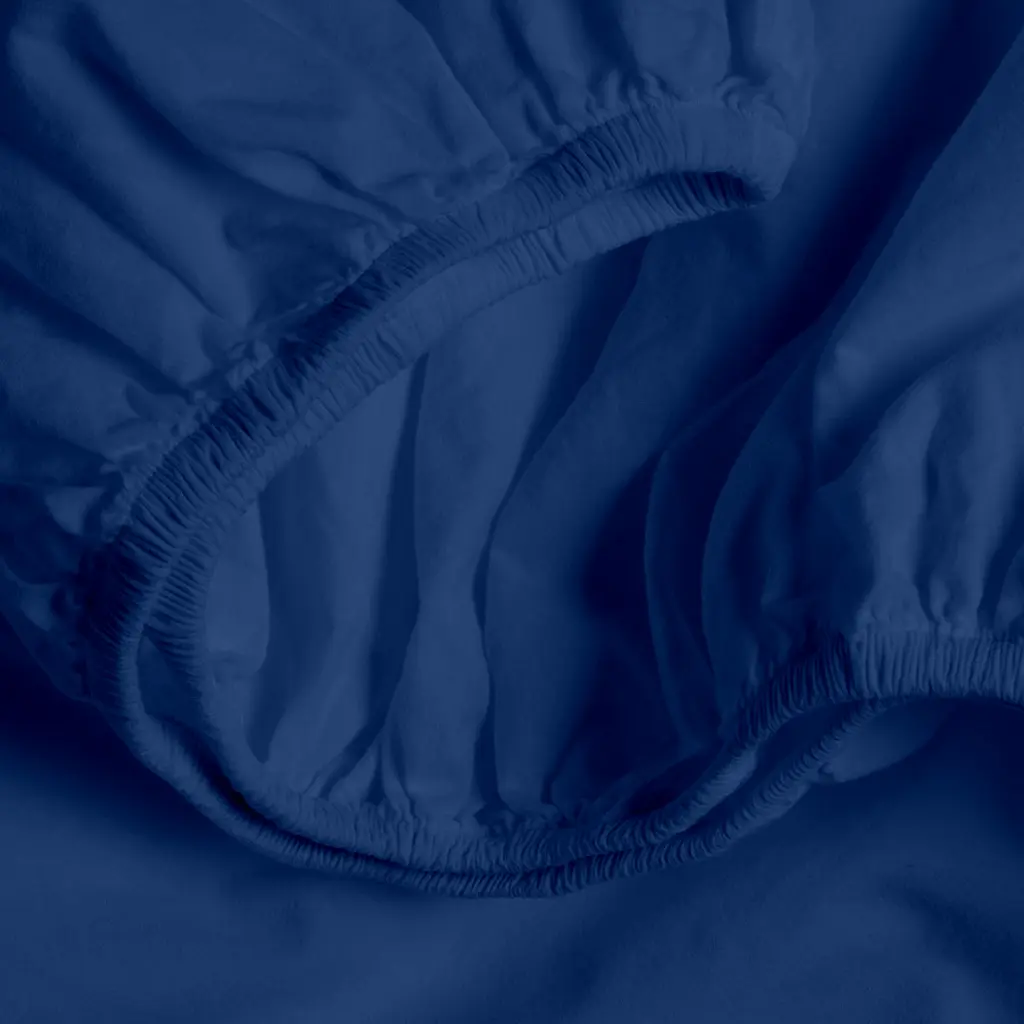 Комплект постільної білизни Cosas двоспальний з простирадлом на резинці DENIM 180 x 220 см (Ranfors81_Denim_El160-Denim_180) - фото 9
