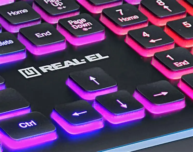 Клавіатура REAL-EL Comfort 8000 Backlit - фото 2