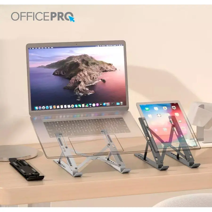 Подставка для ноутбука планшета OfficePro LS-320-S Alloy Aluminum Silver - фото 8