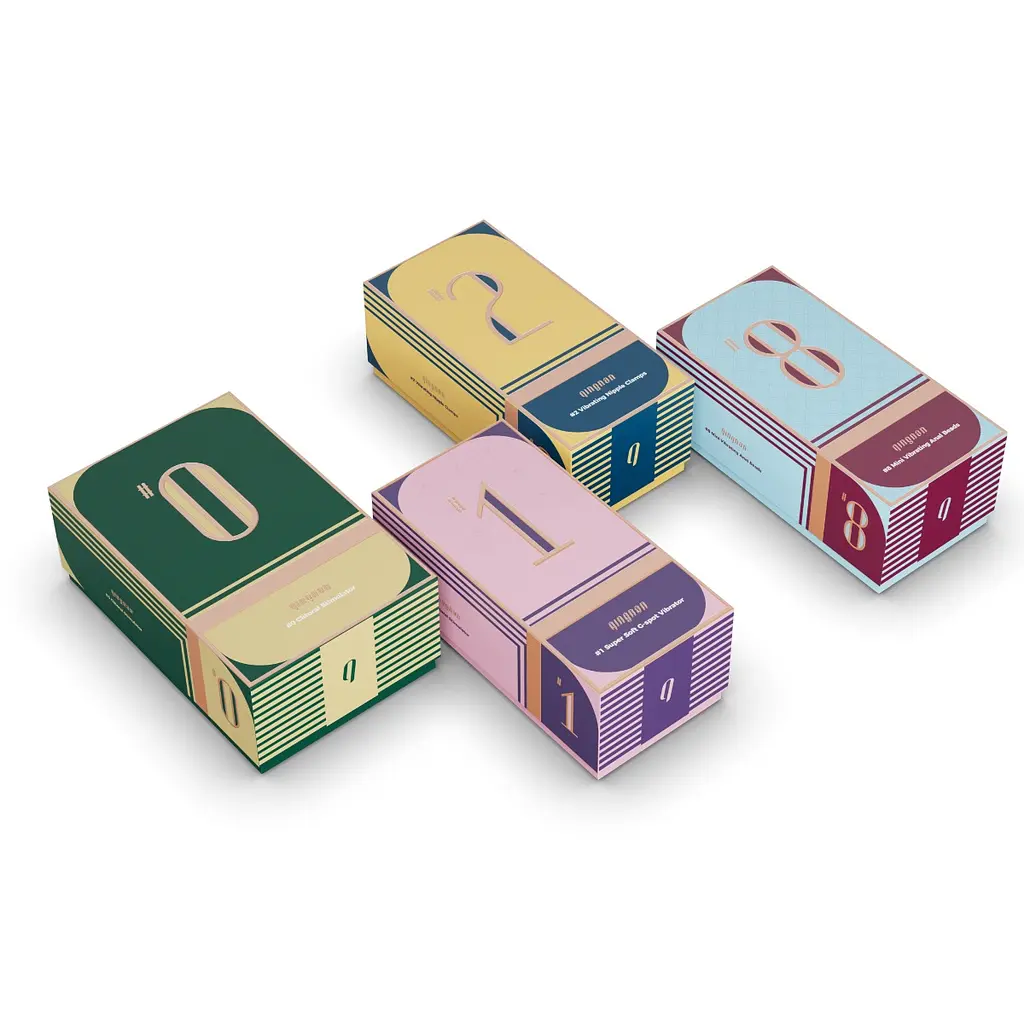 Набір секс-іграшок Qingnan Quartet Set 4 шт. рожевий - фото 12