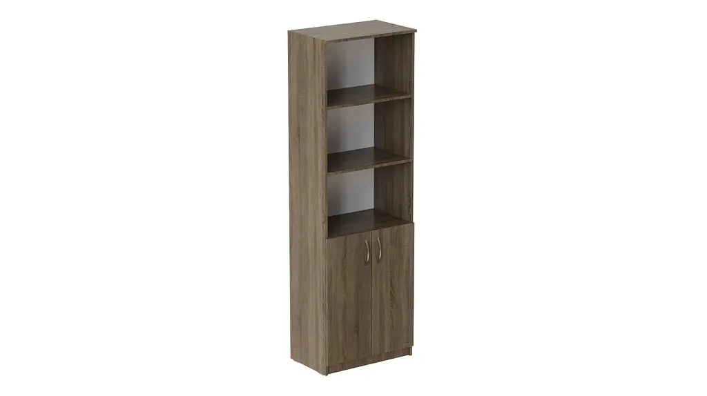 Шафа Анжело Ferrum-decor на 5 полиць з 2 дверима 1900x600x380 ДСП Дуб Сонома Трюфель 16 мм (FRD-104999) - фото 3