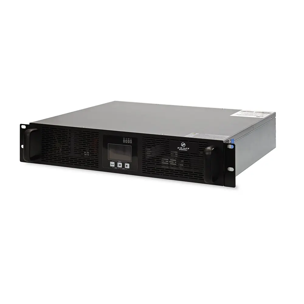 Джерело безперебійного живлення Kraft KRF-RM/6000VA/6KW/Ex Pro Online UPS під зовнішній акумулятор (42-00049) - фото 4