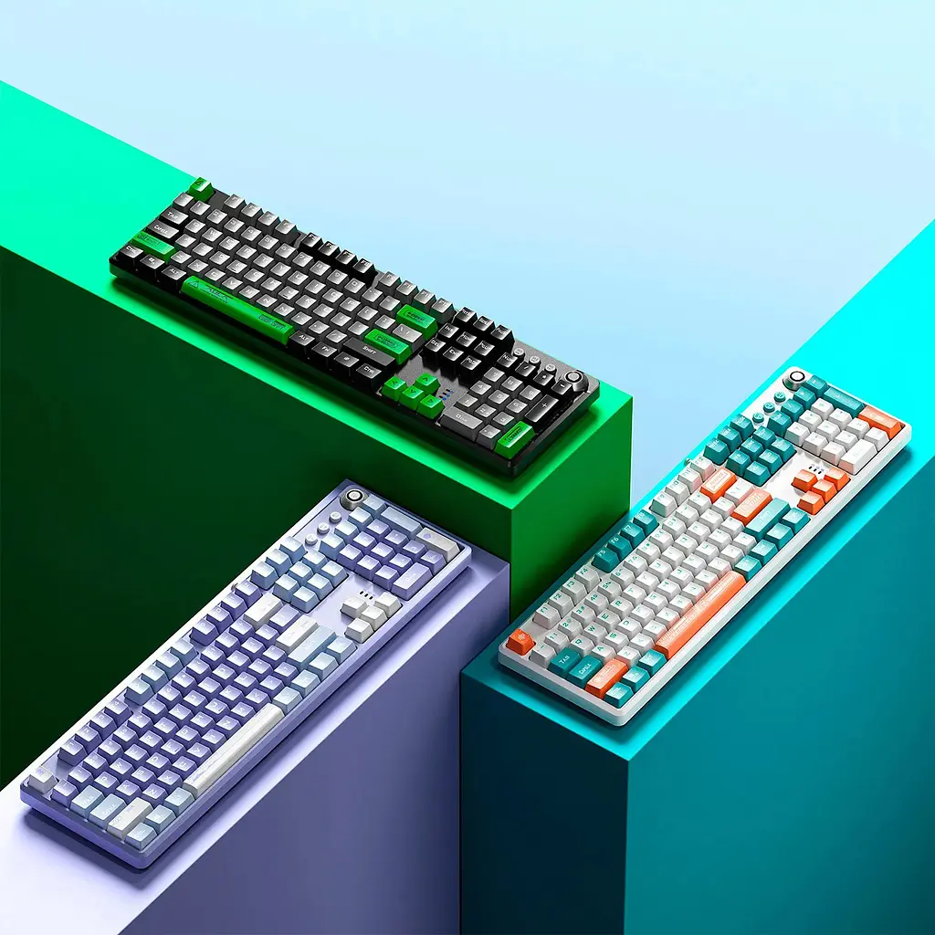 Клавиатура Aula F2088 Pro KRGD Blue Switch White/Violet [6948391234915] UA [97923] - фото 2