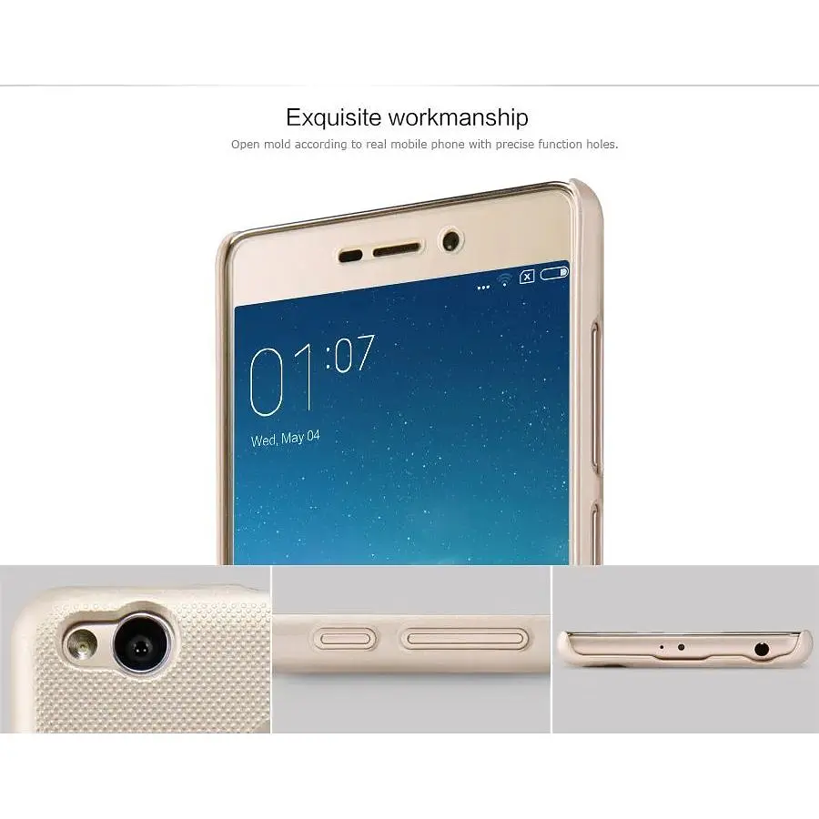 Чохол-накладка Nillkin Super Frosted Shield Xiaomi Redmi 3 PRO Red - фото 4