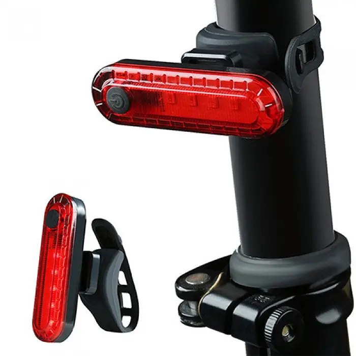 Велоліхтар задній акумуляторний STOP BSK-2275/HJ-056-5SMD - фото 2