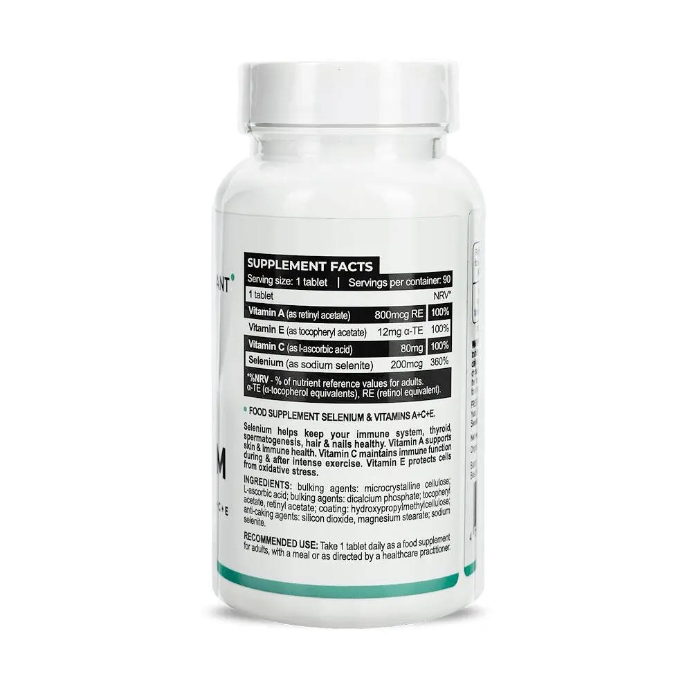 Селен Progress Nutrition Selenium 200 mcg, 90 таблеток для підтримкм імунної системи - фото 2
