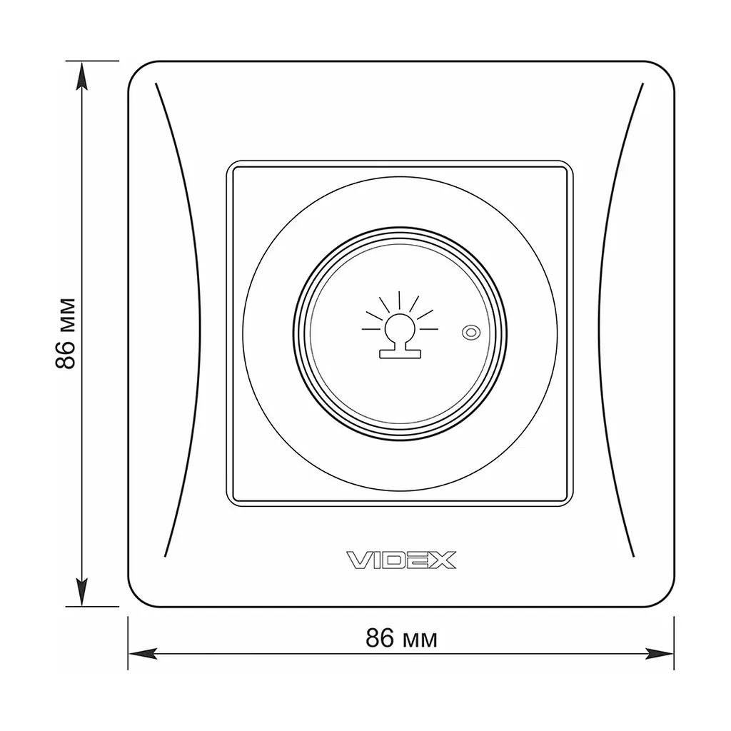 Світлорегулятор Videx BINERA 600Вт кремовий (VF-BNDM600-CR) - фото 5