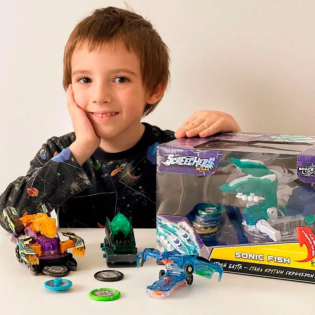 Машинка-трансформер Screechers Wild S2 L3 Хантер (EU684501) - фото 8