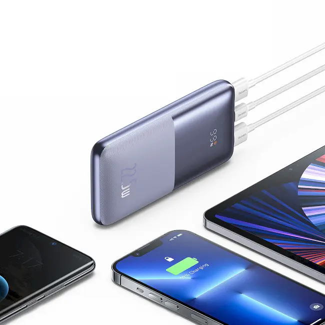 Аккумулятор наружный Baseus Bipow Pro PPBD030005 20000 mAh 22.5W фиолетовый - фото 5