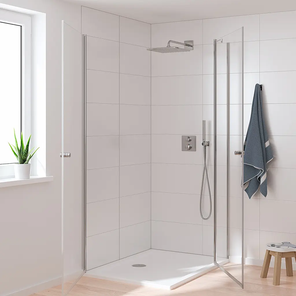 Душова система прихованого монтажу термостатична Grohe QuickFix Precision Grohtherm Cube 34881000, Хром - фото 8