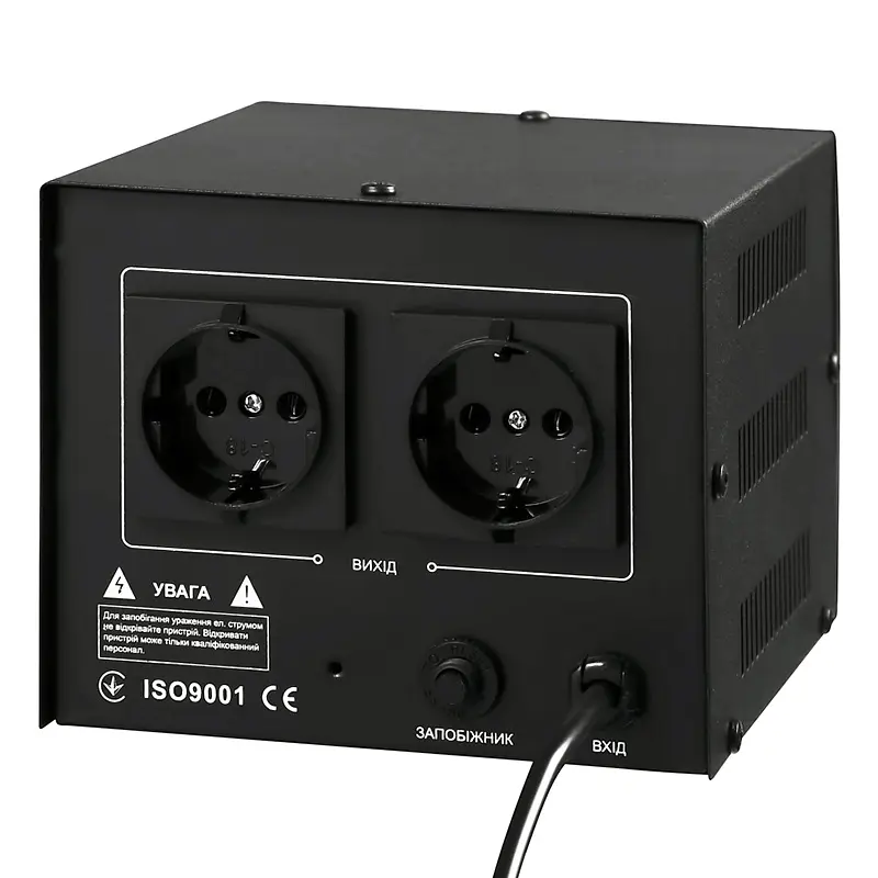 Стабилизатор напряжения Gemix GX-501D 500 ВА/350 Вт цифровые индикаторы пластиковый корпус - фото 4