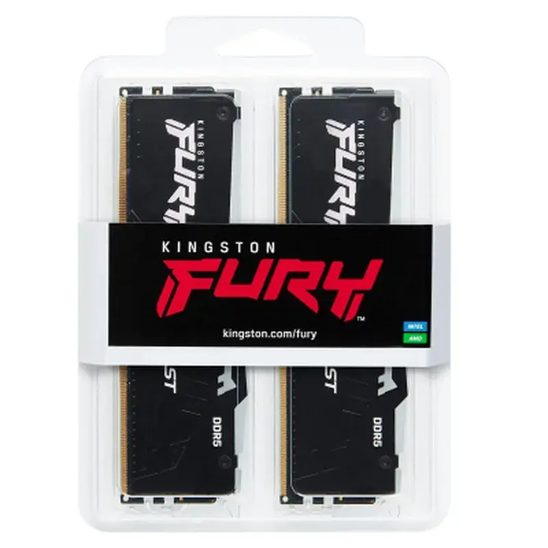 Модуль пам'яті для комп'ютера DDR5 16GB (2x8GB) 5600 MHz Beast RGB Kingston Fury (ex.HyperX) (KF556C40BBAK2-16) - фото 4