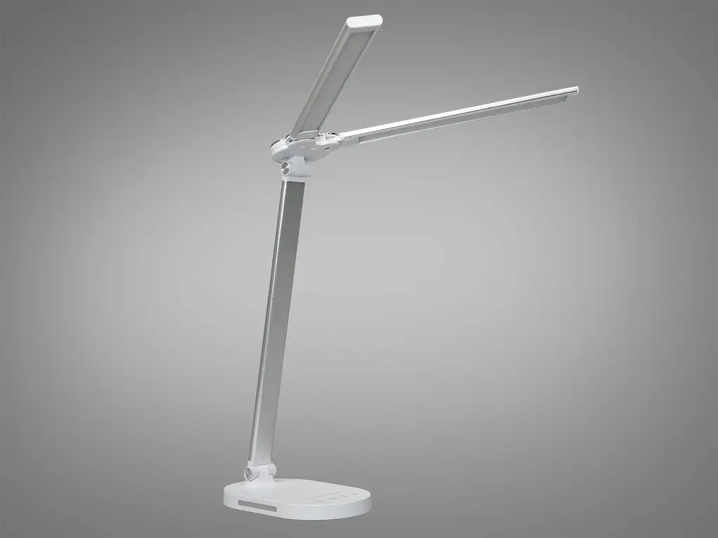 Світлодіодна настільна нічна лампа, 14 Вт, колір: хром сатин - фото 2