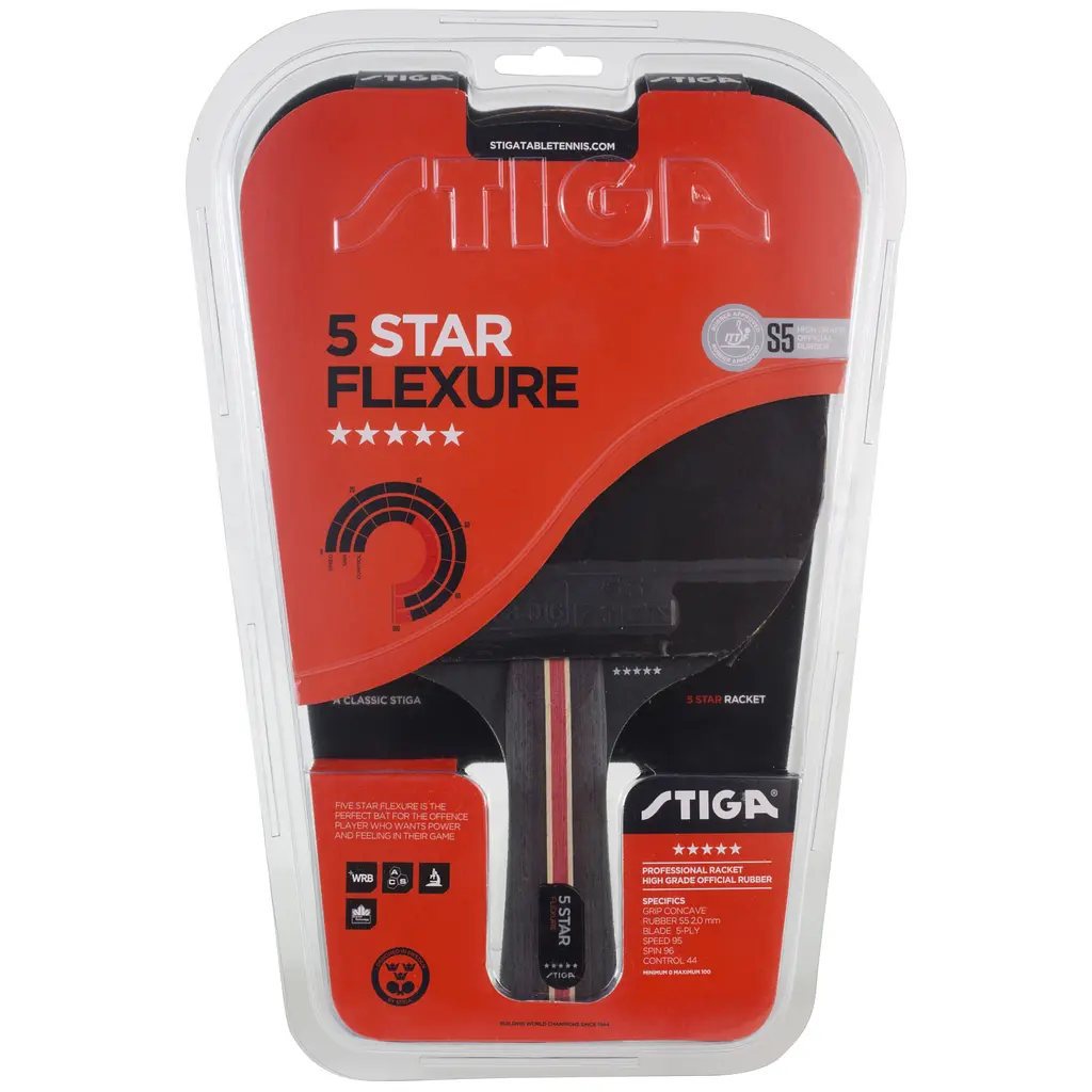 Ракетка для настільного тенісу Stiga Flexure 5 Star FL (1215-4016-01) - фото 3