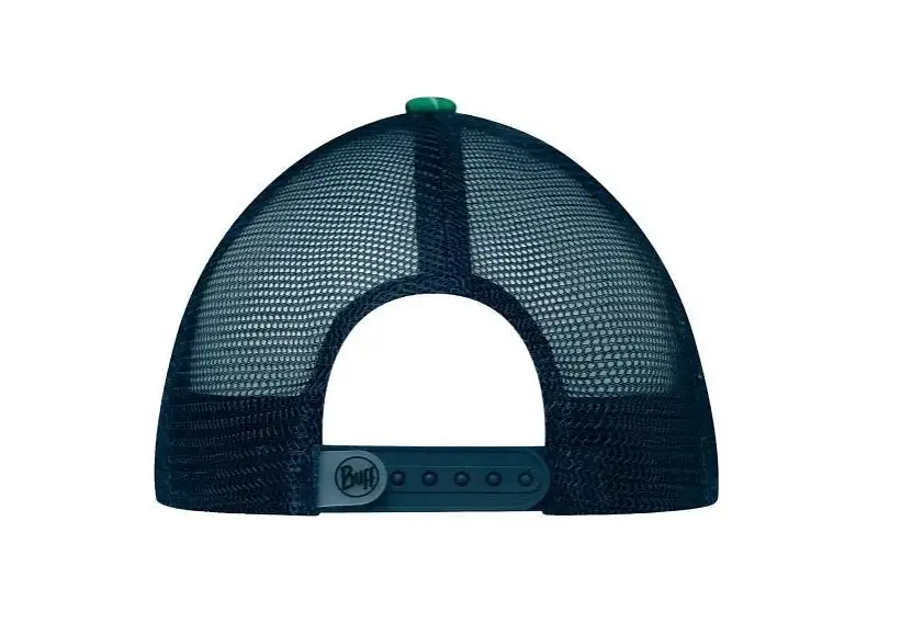 Кепка Buff Trucker Cap Kingara, Night Blue L/XL Синій-Зелений - фото 2