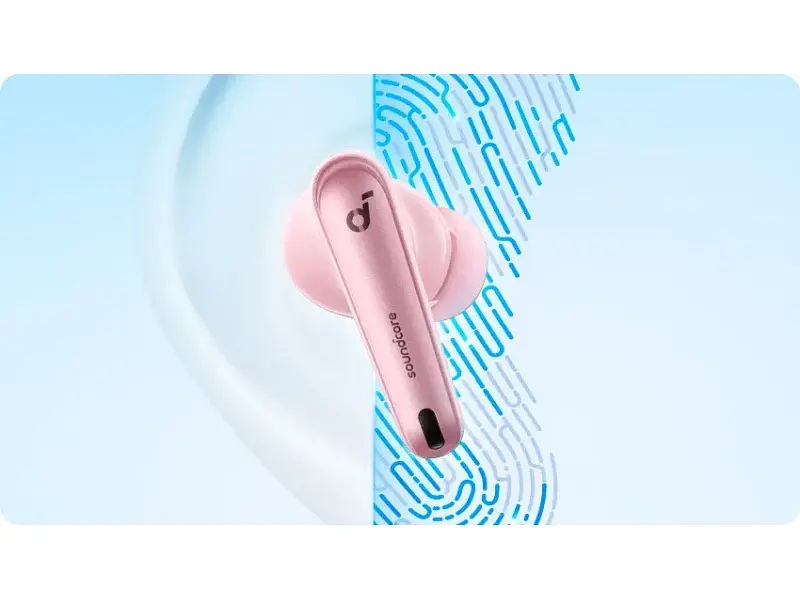 Навушники TWS ANKER SoundCore Liberty 4 NC Pastel Pink (A3947G51) - фото 9
