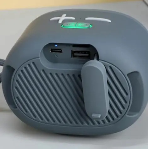 Портативная Bluetooth-колонка T&G TG662 беспроводная переносная колонка с влагозащитой Серый - фото 3