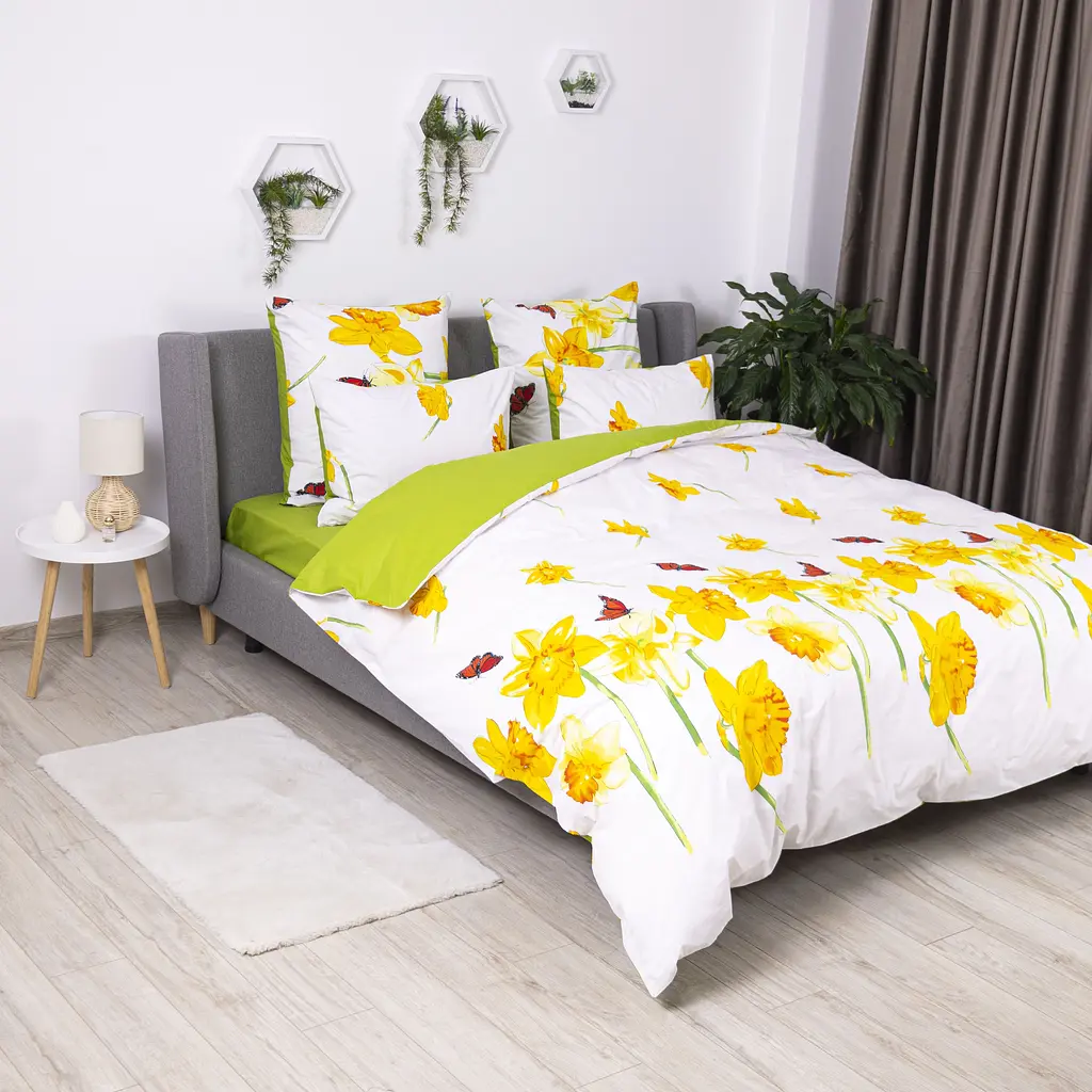 Комплект постільної білизни ТЕП Soft dreams Яскравий нарцис євро (2-03859_29566) - фото 2