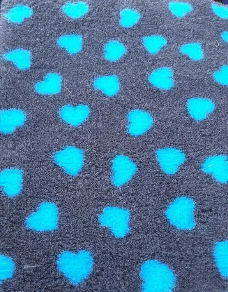 Килимок Jackson Textiles Anthracite & Blue Hearts 160х100 см (JT-012-1) - фото 2