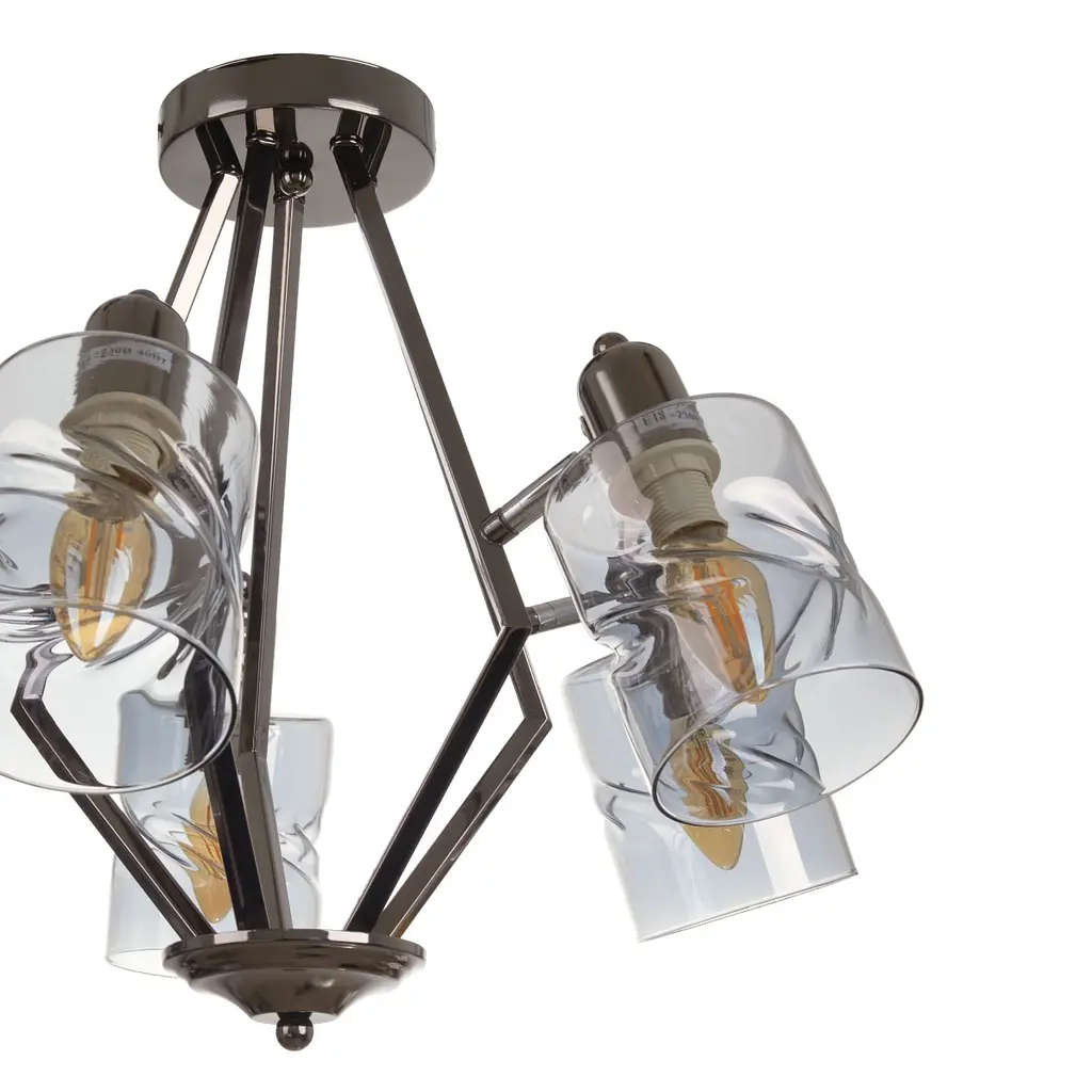 Люстра потолочная Brille E14 40W BK (LK-668C/5) - фото 5