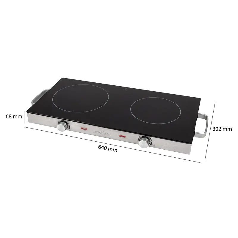 Плита електрична Profi Cook PC-DKP 1211 - фото 3