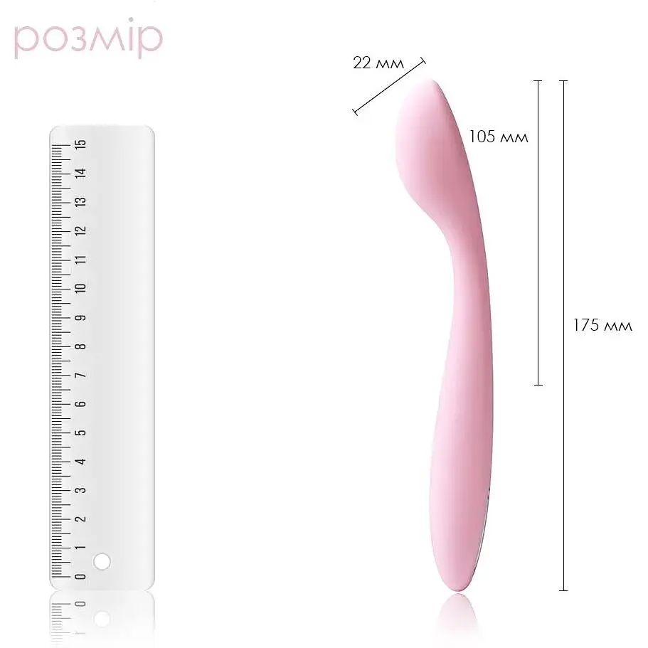 Стимулятор клитора и точки G Svakom Keri Pale Pink - фото 2