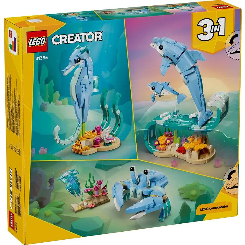 Конструктор LEGO Creator Морські тварини: красиві дельфіни 542 деталі (31385) - фото 9
